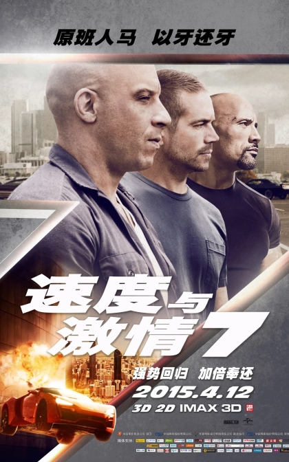 速度与激情7/狂野时速7/ 玩命关头7/高清版下载/Furious 7(2015)